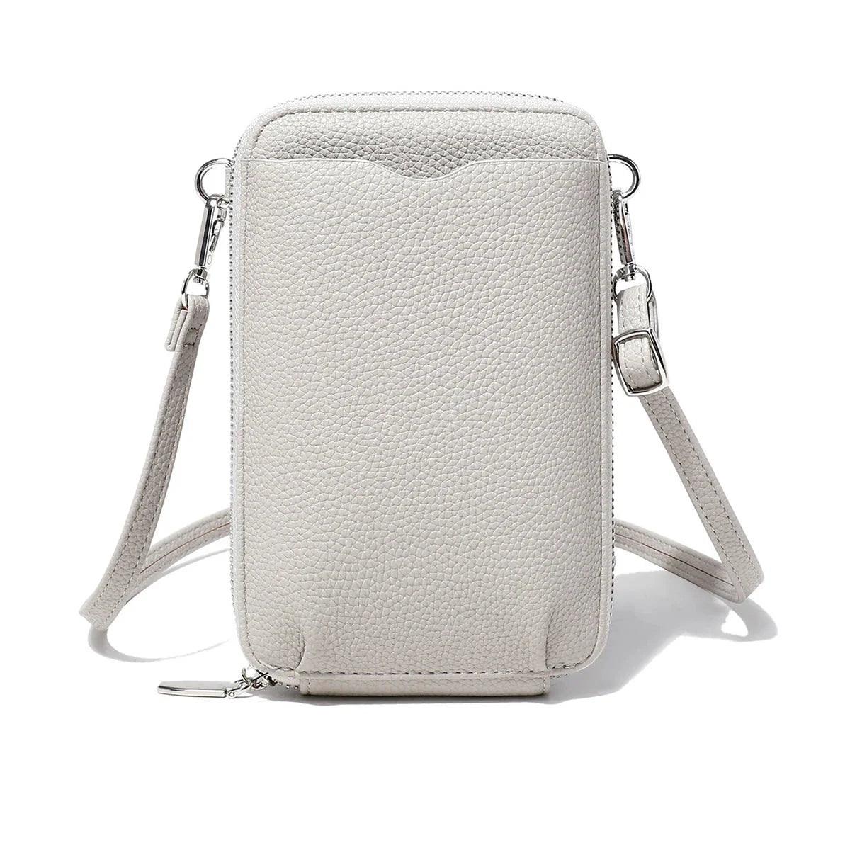 Blue Leather Crossbody Bag