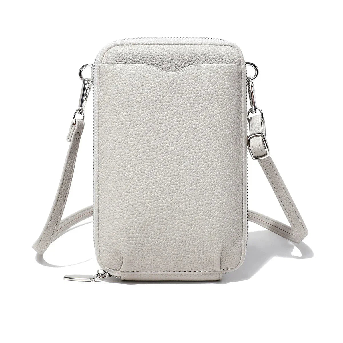 Agnès | Blue Leather Crossbody Bag