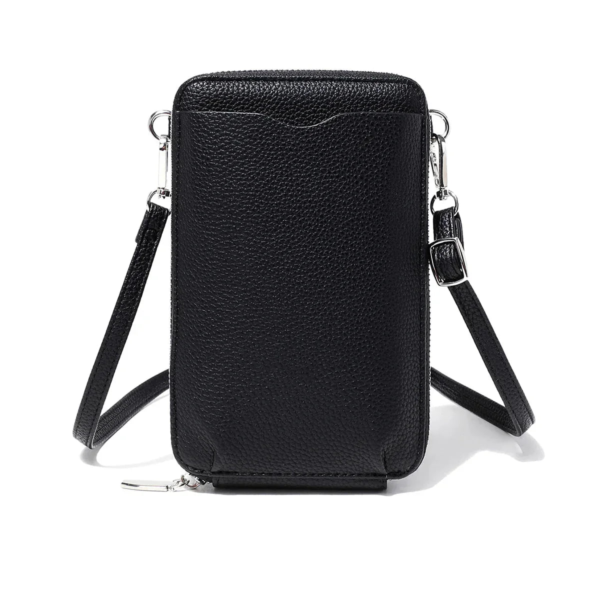 Agnès | Blue Leather Crossbody Bag