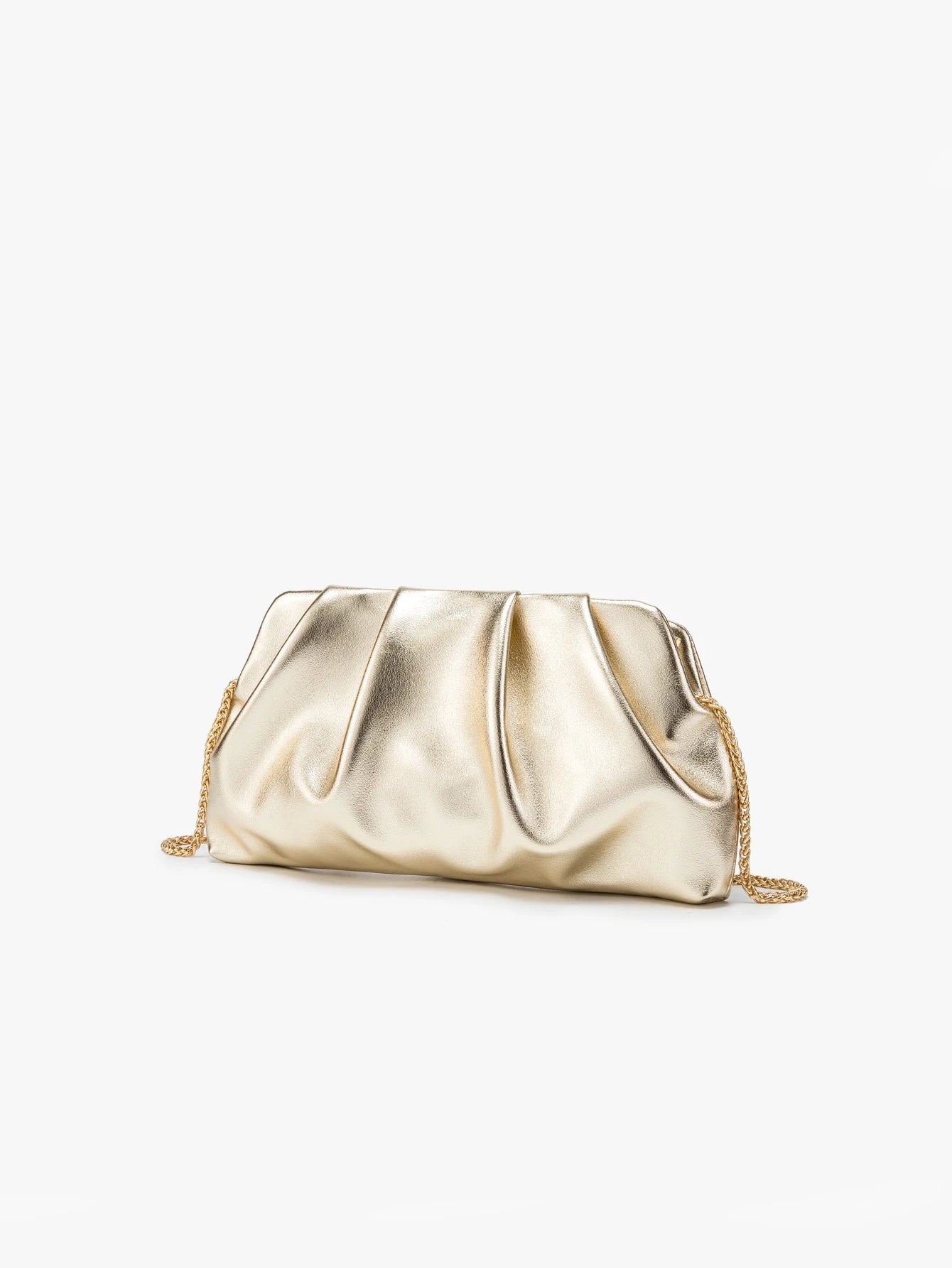 Irène | Mini Gold Crossbody Bag