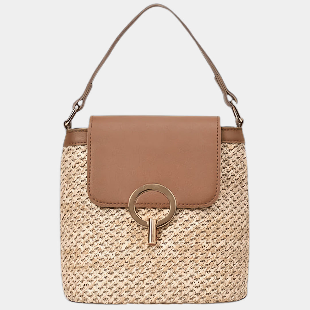 Sarah | Wicker Bucket Bag