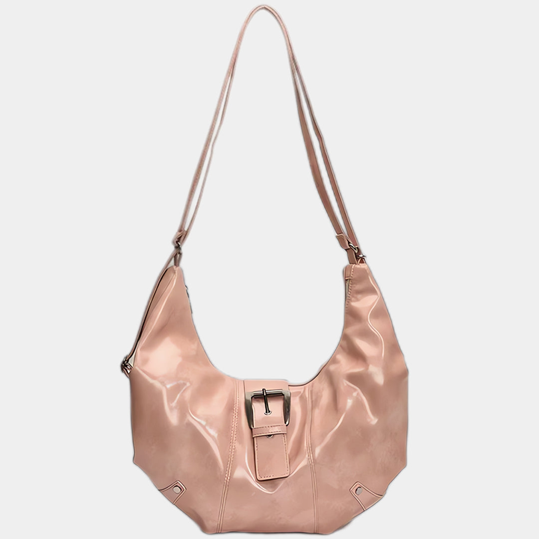 Léa | Pink Retro Crossbody Tote Bag