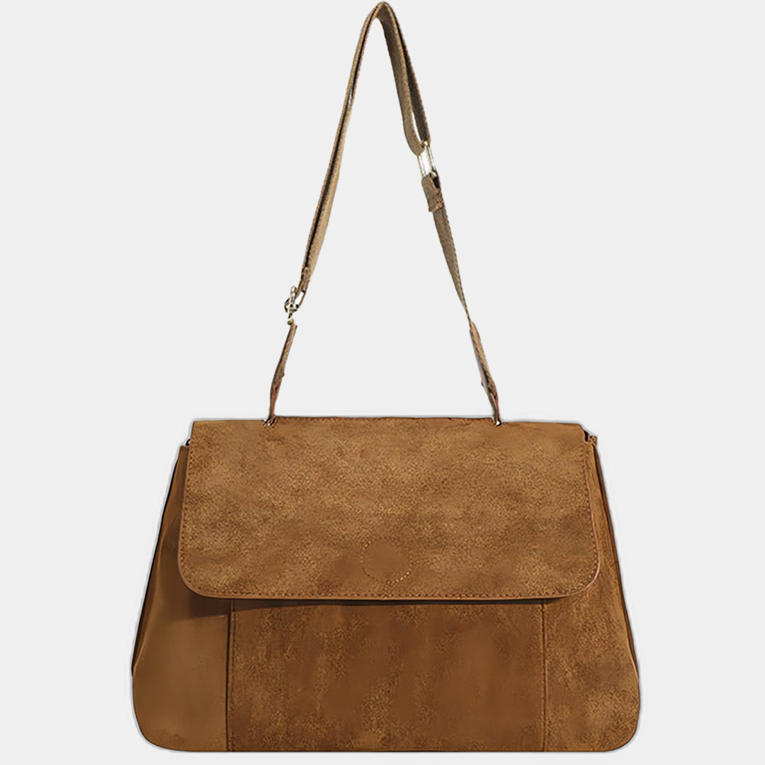 Suede Crossbody Bag