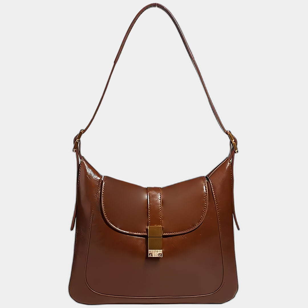 Brown crossbody shoulder bag