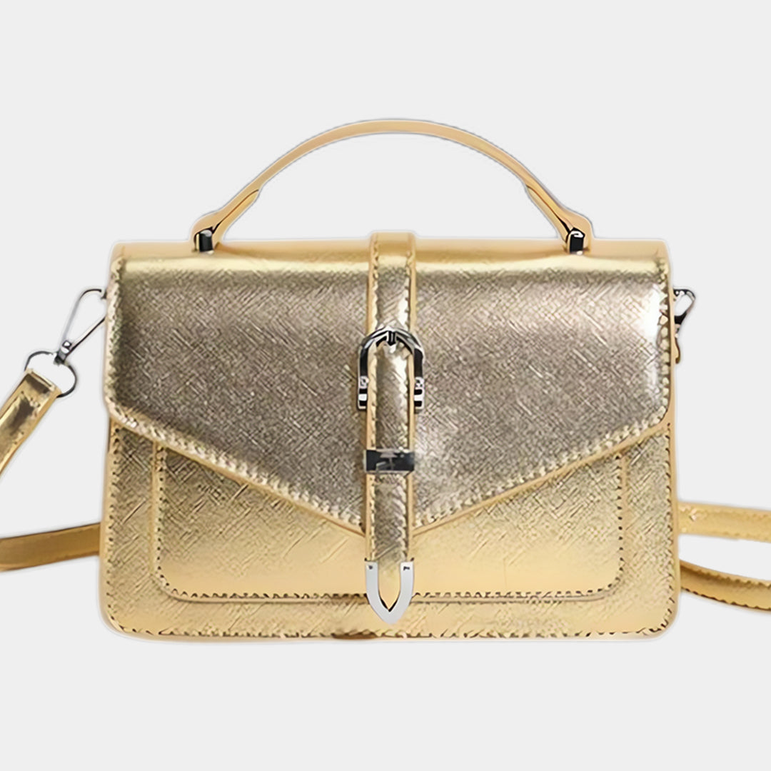 Léonie | Gold Crossbody Bag