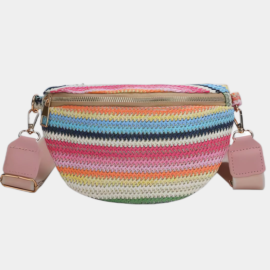 Straw Crossbody Bag