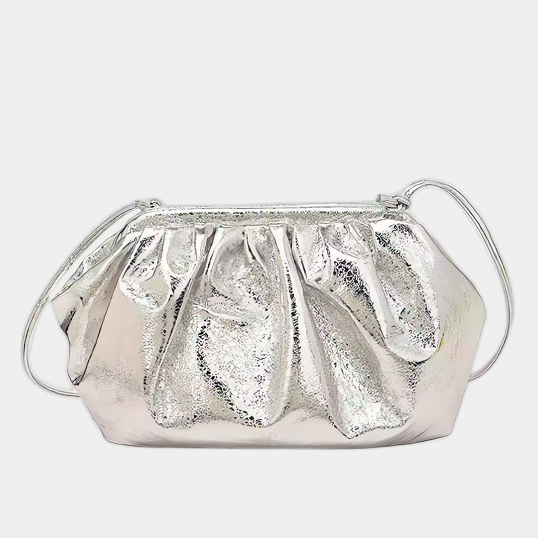Silver Crossbody Bag