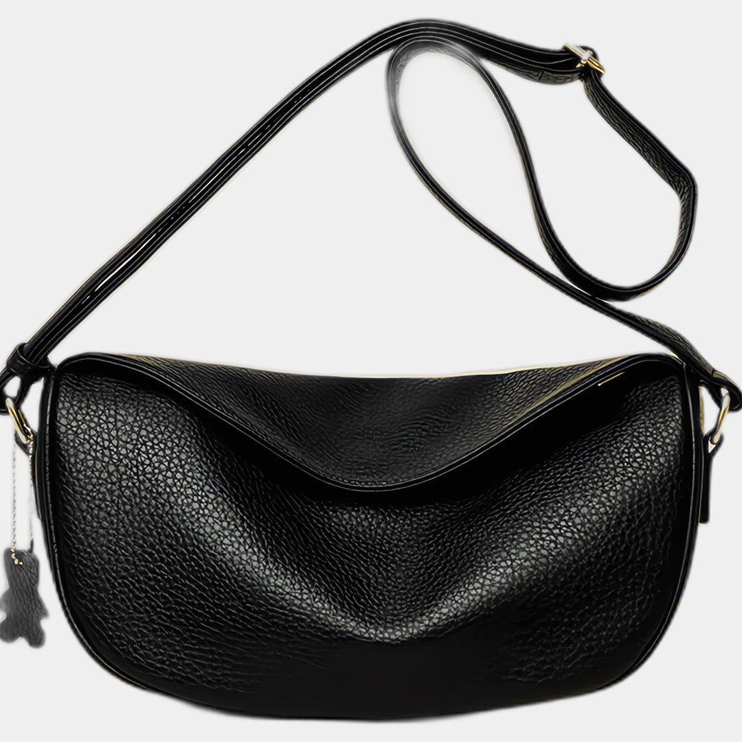 Madeleine | Crescent leather Crossbody Bag