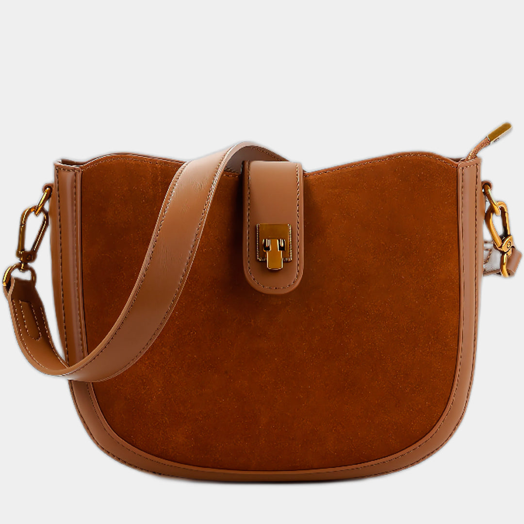 Mini Suede Crossbody Bag