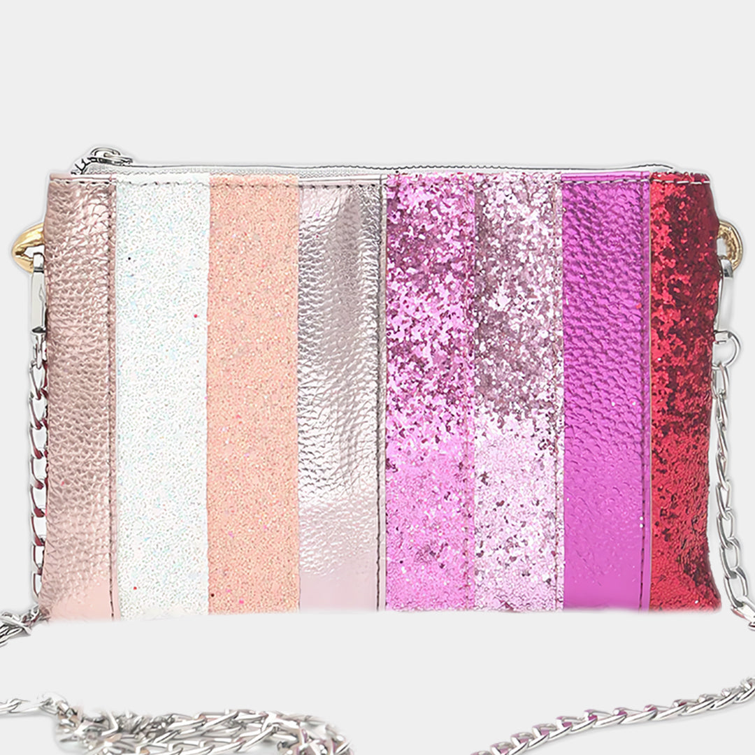Pink summer crossbody bag