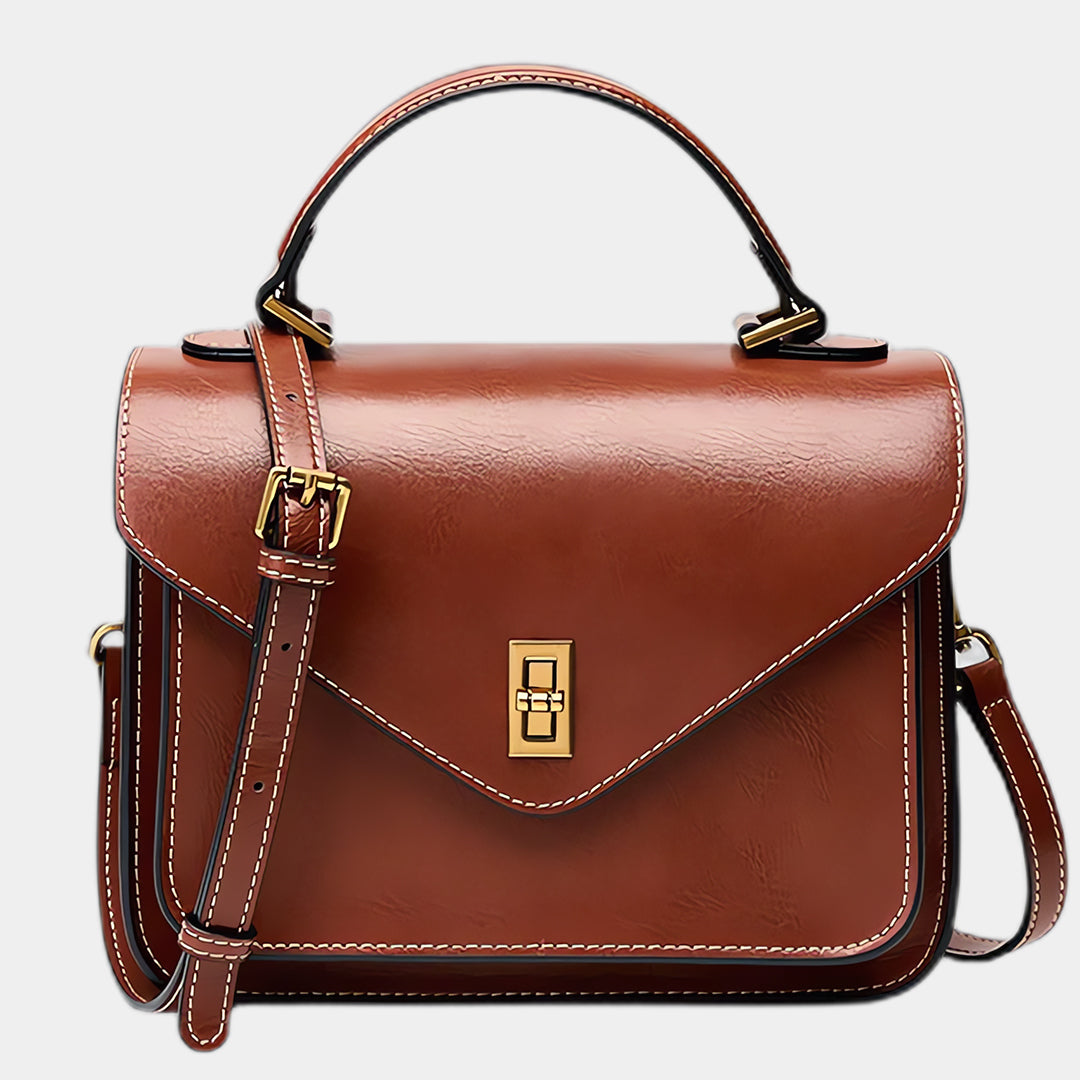 Élisa | Mini Brown Crossbody Bag