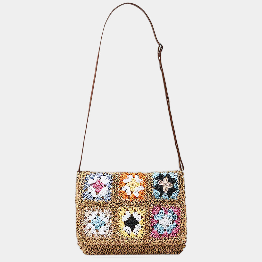 Straw Crossbody Bag