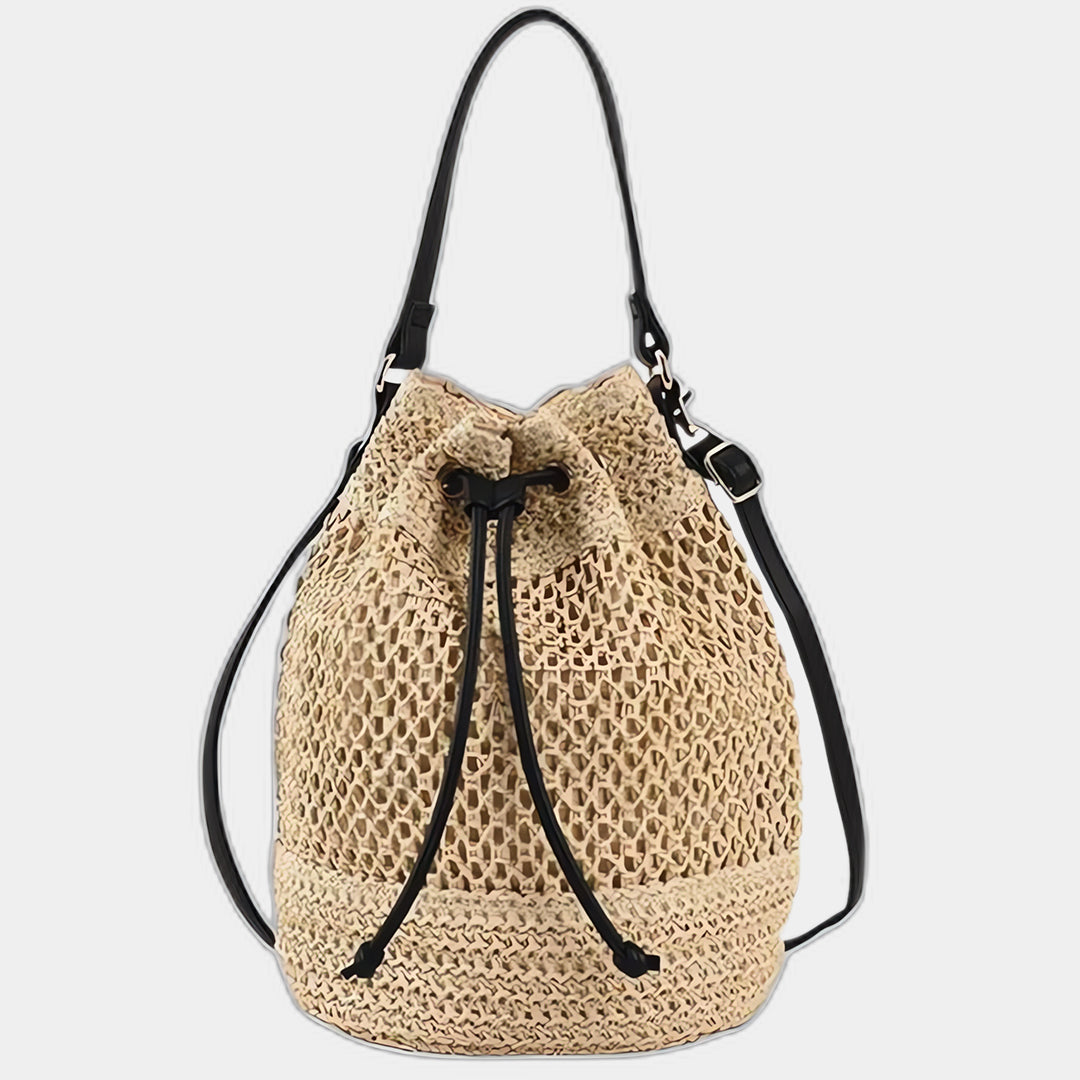 Geneviève | Straw Bucket Bag