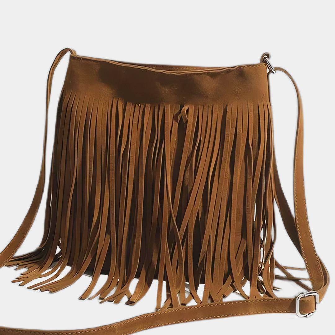 Suede Crossbody Bag