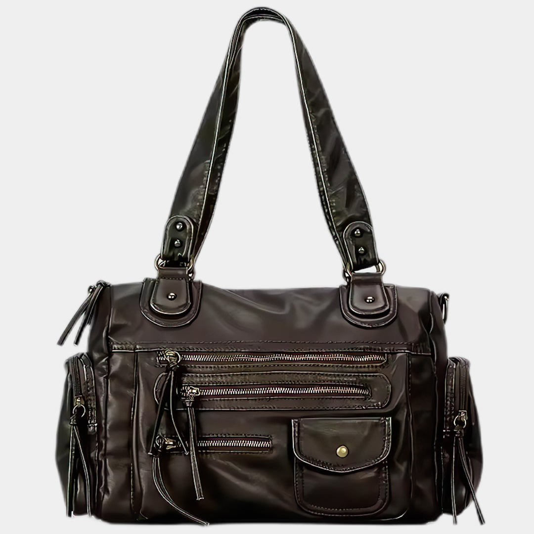 Eugénie | Vintage Brown Crossbody Bag