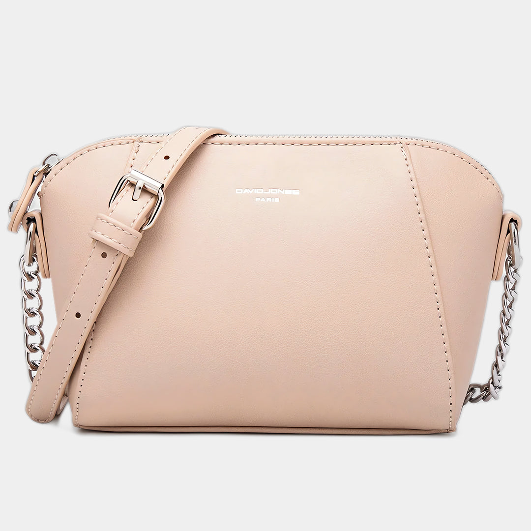 Nora | Pink Leather Crossbody Bag
