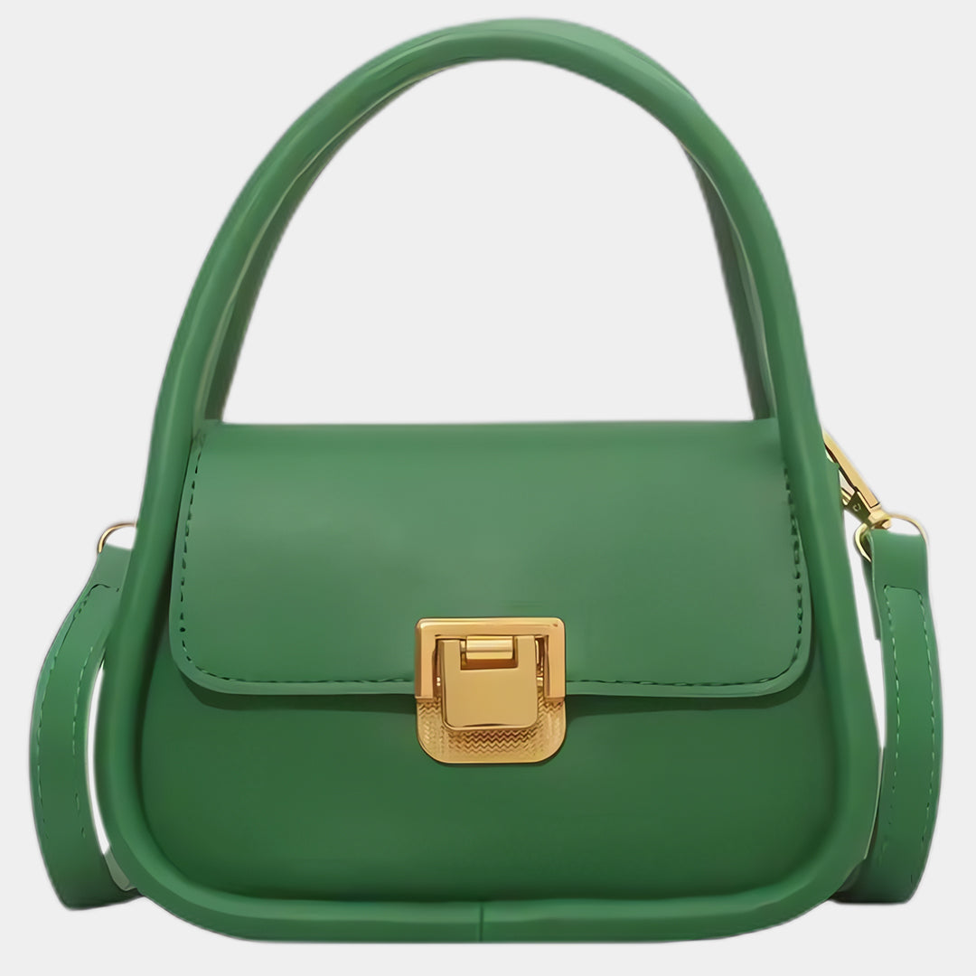 Green Leather Crossbody Bag
