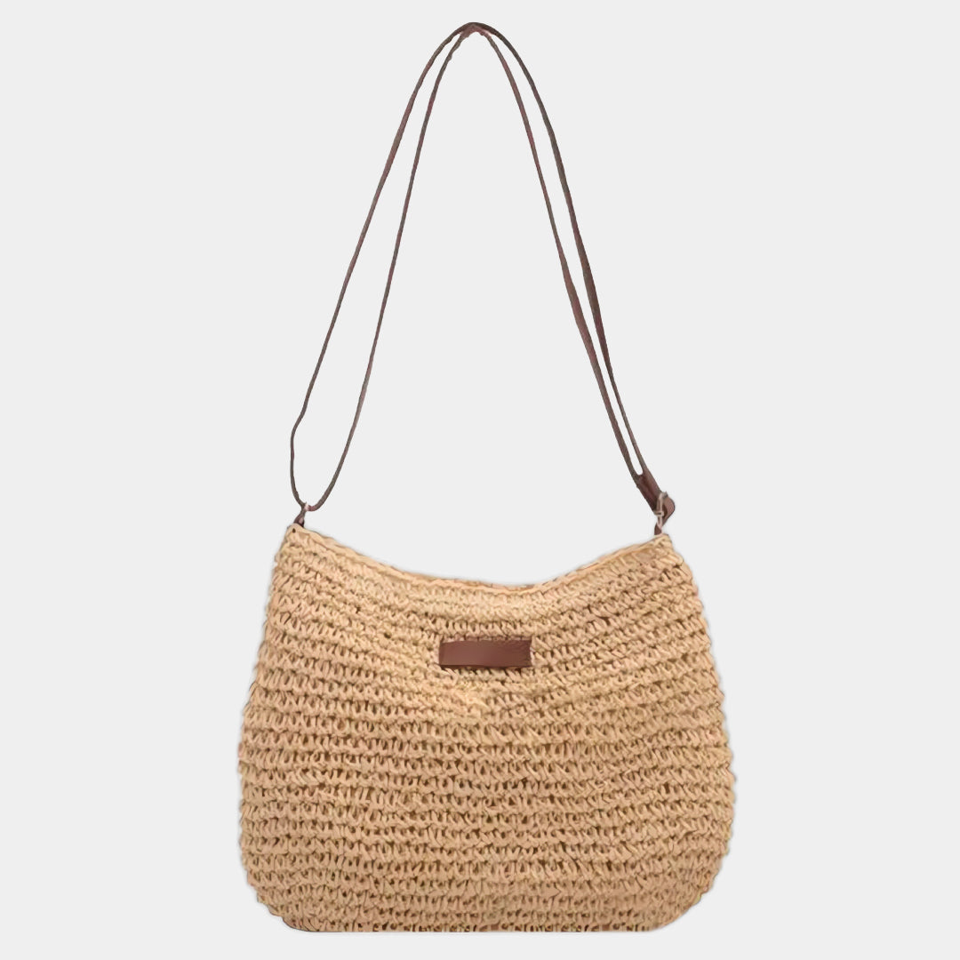 Straw Crossbody Shoulder Bag