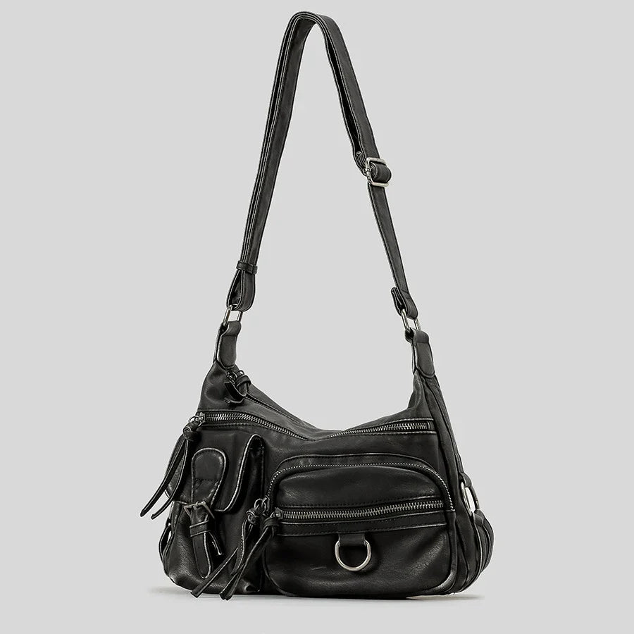 Brown Vintage Crossbody Bag
