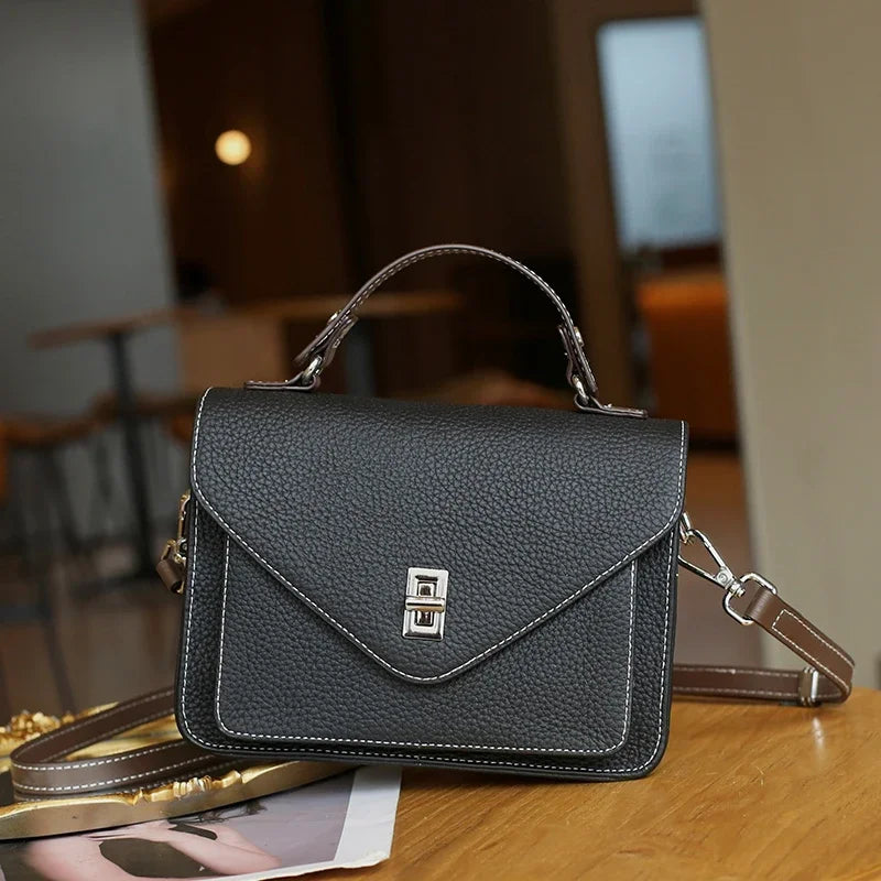 Maéva | Mini Leather Crossbody Bag