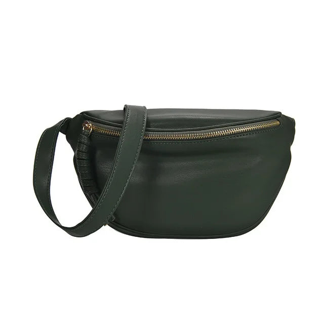 Brown Leather Crossbody Bag