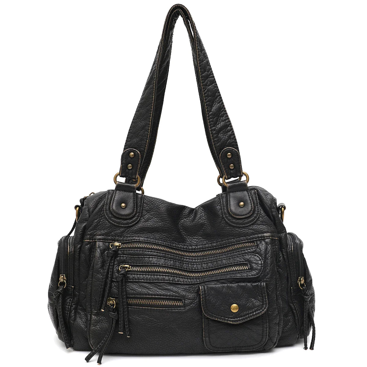 Vintage Brown Crossbody Bag