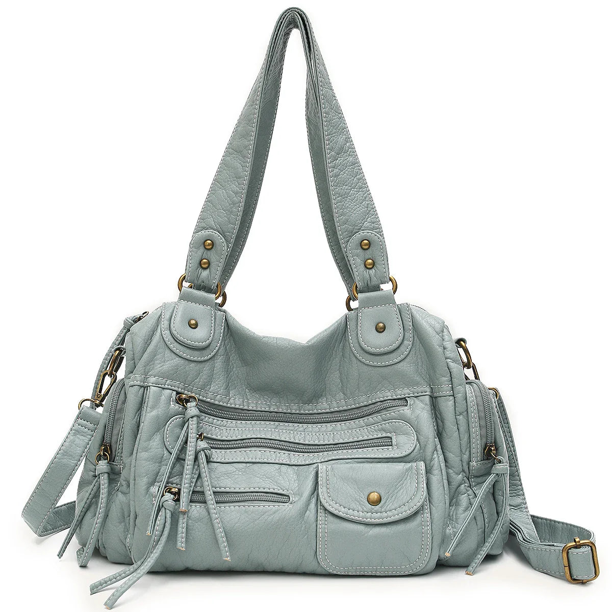 Vintage Brown Crossbody Bag