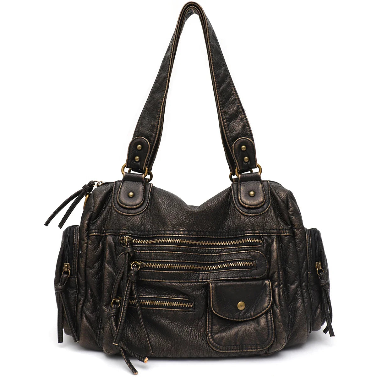 Vintage Brown Crossbody Bag