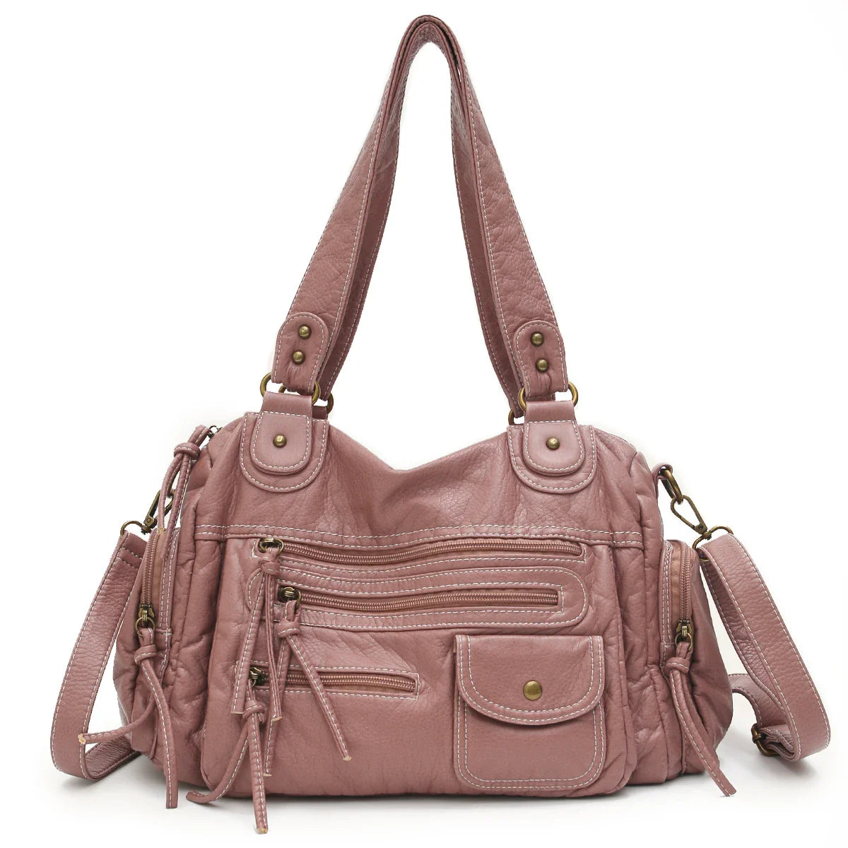 Vintage Brown Crossbody Bag
