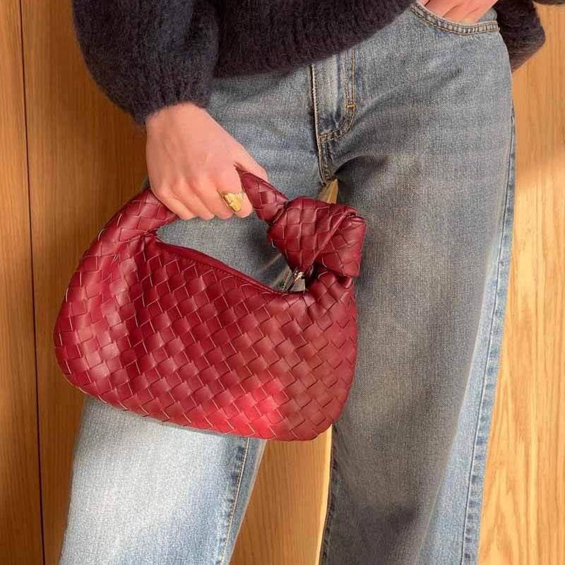 Ambre | Mini Leather Half Moon Bag