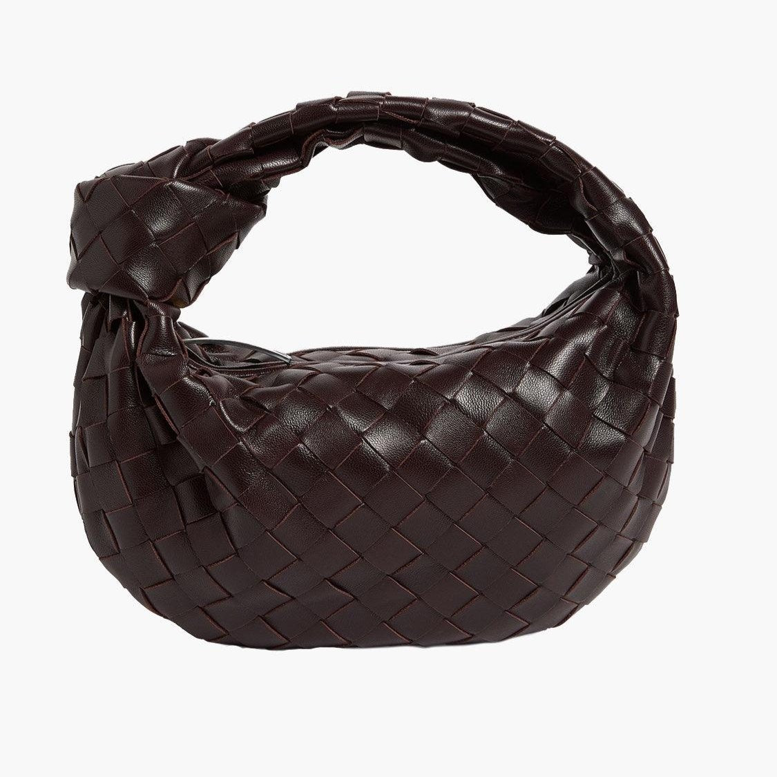 Ambre | Mini Leather Half Moon Bag