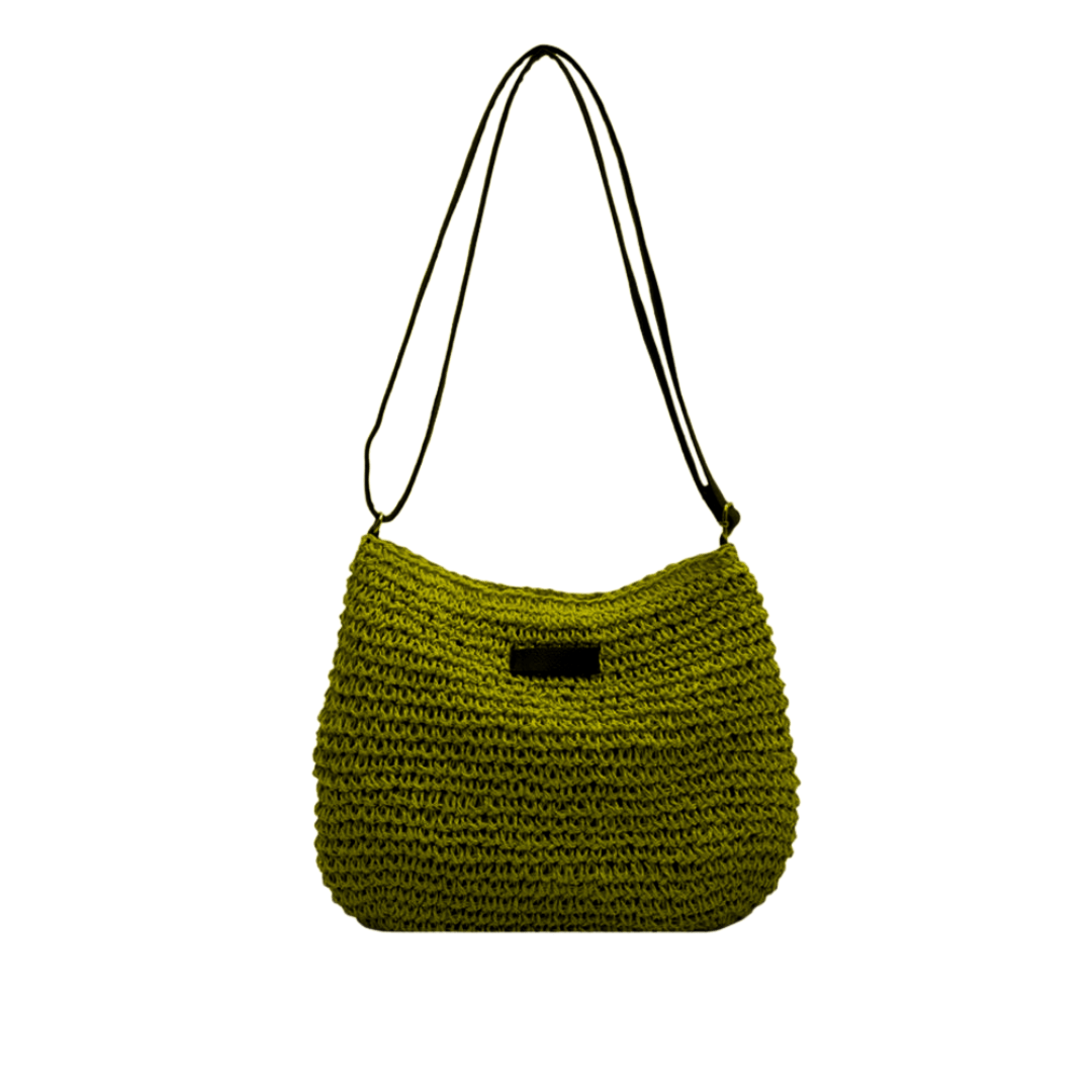 Straw Crossbody Shoulder Bag
